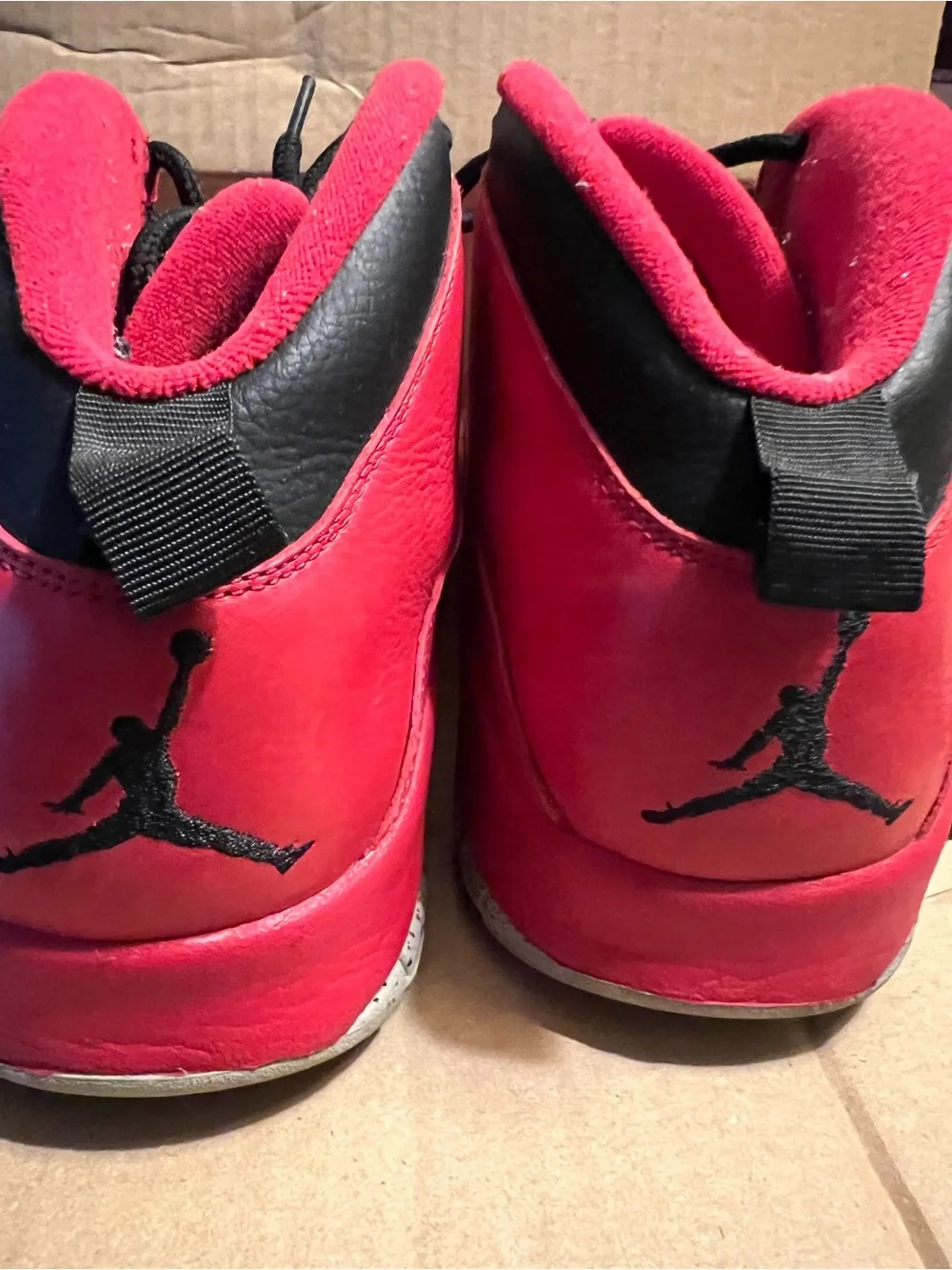 Jordan 10 City Edition Men's Red and Black